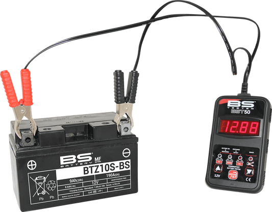 BS Battery 700517 Battery Tester with LED Level Indicator and SAE Port - Kelly Motorsports