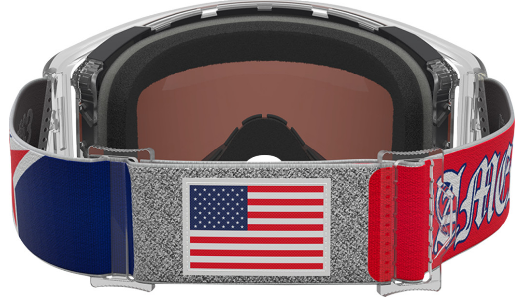 Alpinestars Supertech Goggle - Merica 25 - Red/Blue - Silver/Copper 2601-4102