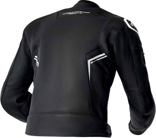 RST S1 D3o Leather Jacket Black and White 2X - Premium Motorcycle Gear