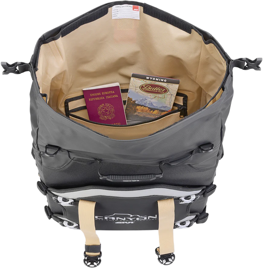 GIVI Canyon ADV Saddlebags 35L Each - Black, Part Number GRT709B