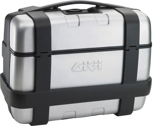 GIVI Trekker Side Case 33L – Durable Aluminum and Polypropylene Adventure Motorcycle Luggage