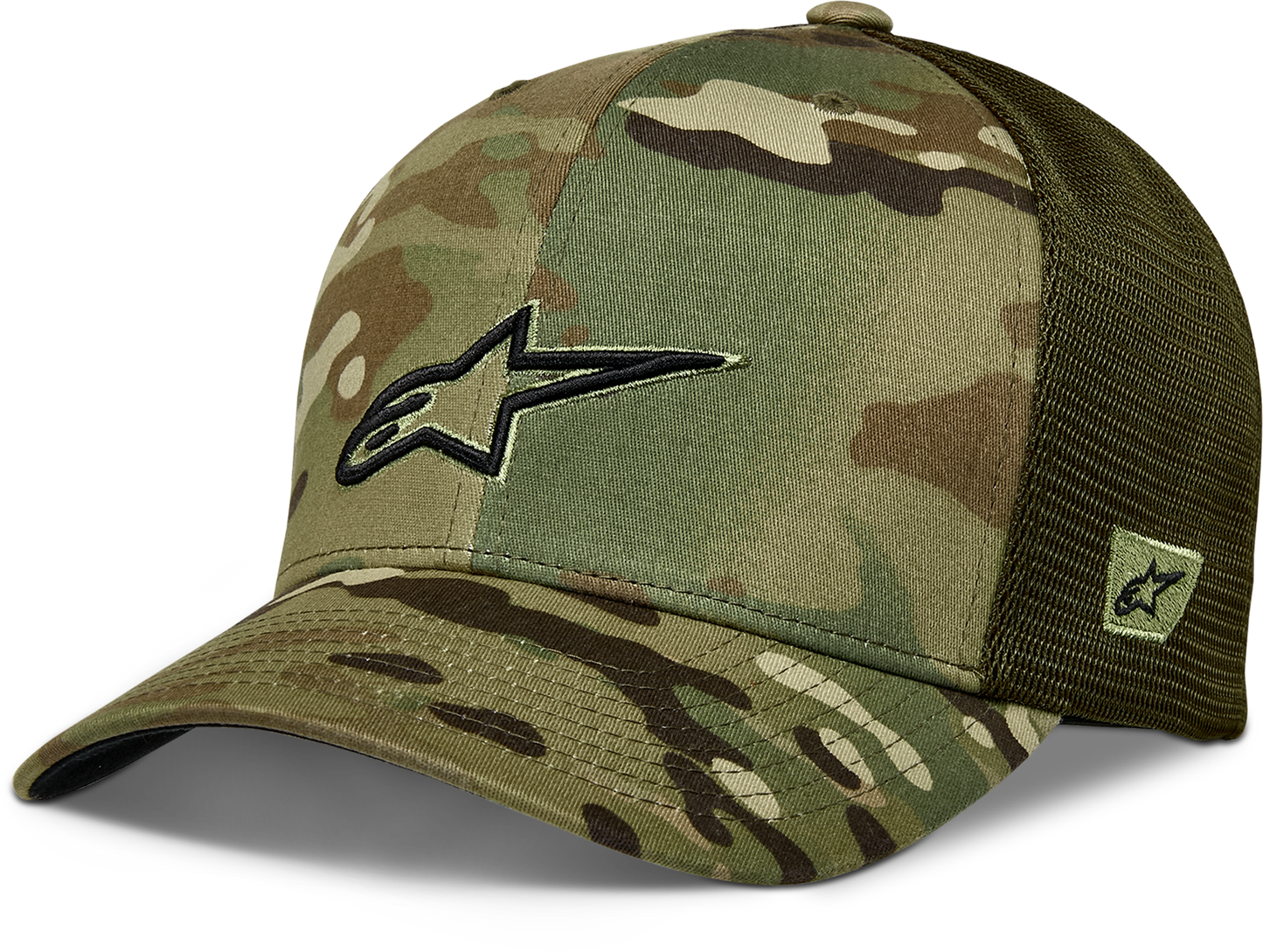 ALPINESTARS RECON CAMO TRUCKER HAT GREEN CAMO