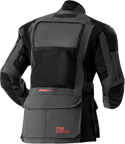 RST Ps Adventure D3O Jacket Grey/Black Textile Medium – All-Weather Touring Motorcycle Jacket with CE AA Certification