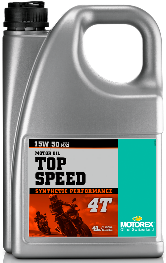 Top Speed Motor Oil 15w50 4t 4l (4/Case Sold Ea)