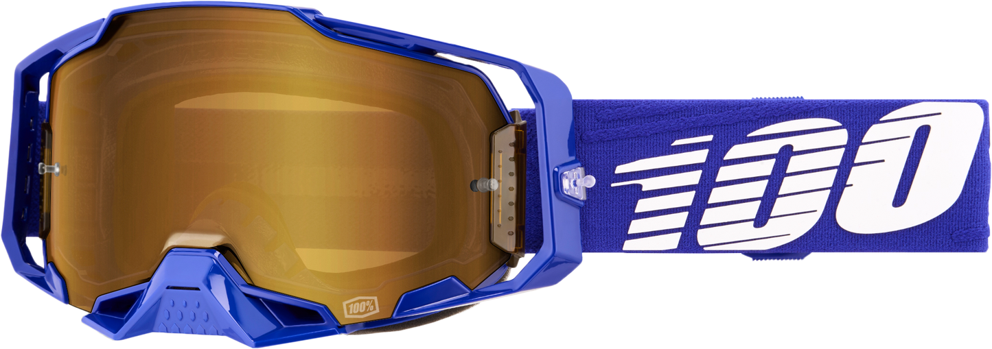 100-Percent Armega Goggle with Klein Mirror True Gold Lens