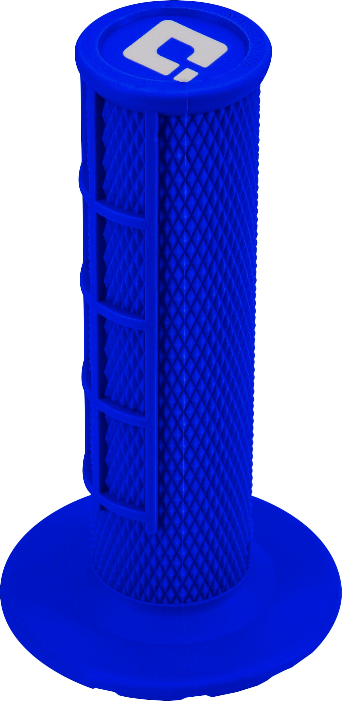 ODI Half Waffle Lock-On Grip Blue with V2 Lock On System - Part H36HWU