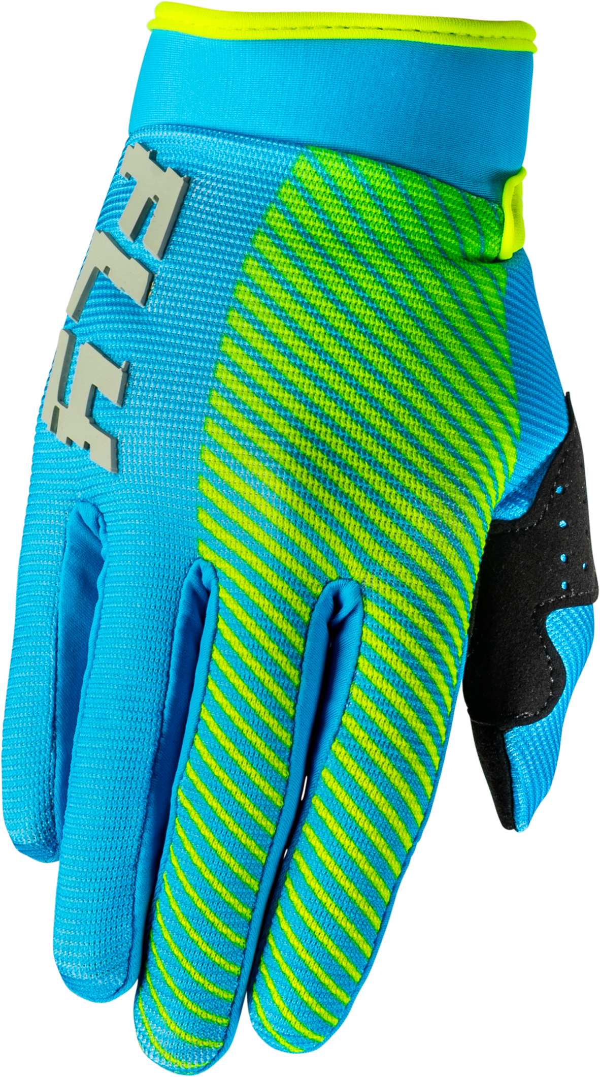 FLY RACING YOUTH F-16 GLOVES BLUE/HI-VIS Y2XS'XS