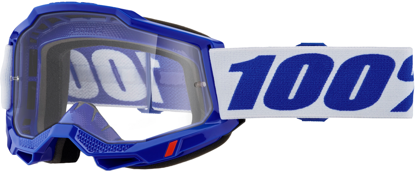 100 Percent Accuri 2 Goggle with Blue Clear Lens - Part #50013-00039