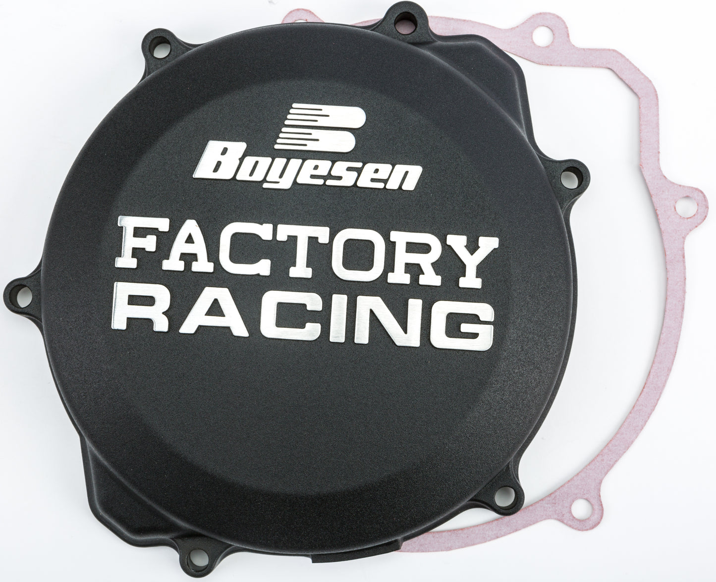 Boyesen Factory Racing Clutch Cover Black for Yamaha YZ250X and YZ250 Models