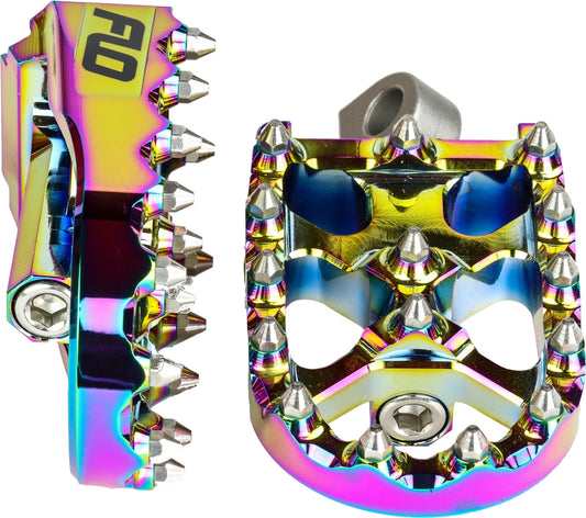 FLO MOTORSPORTS Moto Style Footpeg Set Jet Fuel 2" x 3.125" for Harley Davidson XG & XL Models