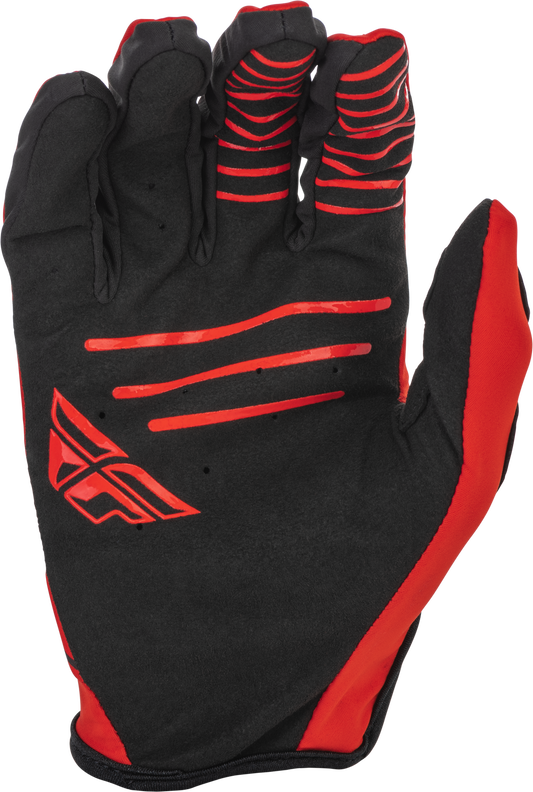 Fly Racing Youth Windproof Gloves Black/Red Size 6