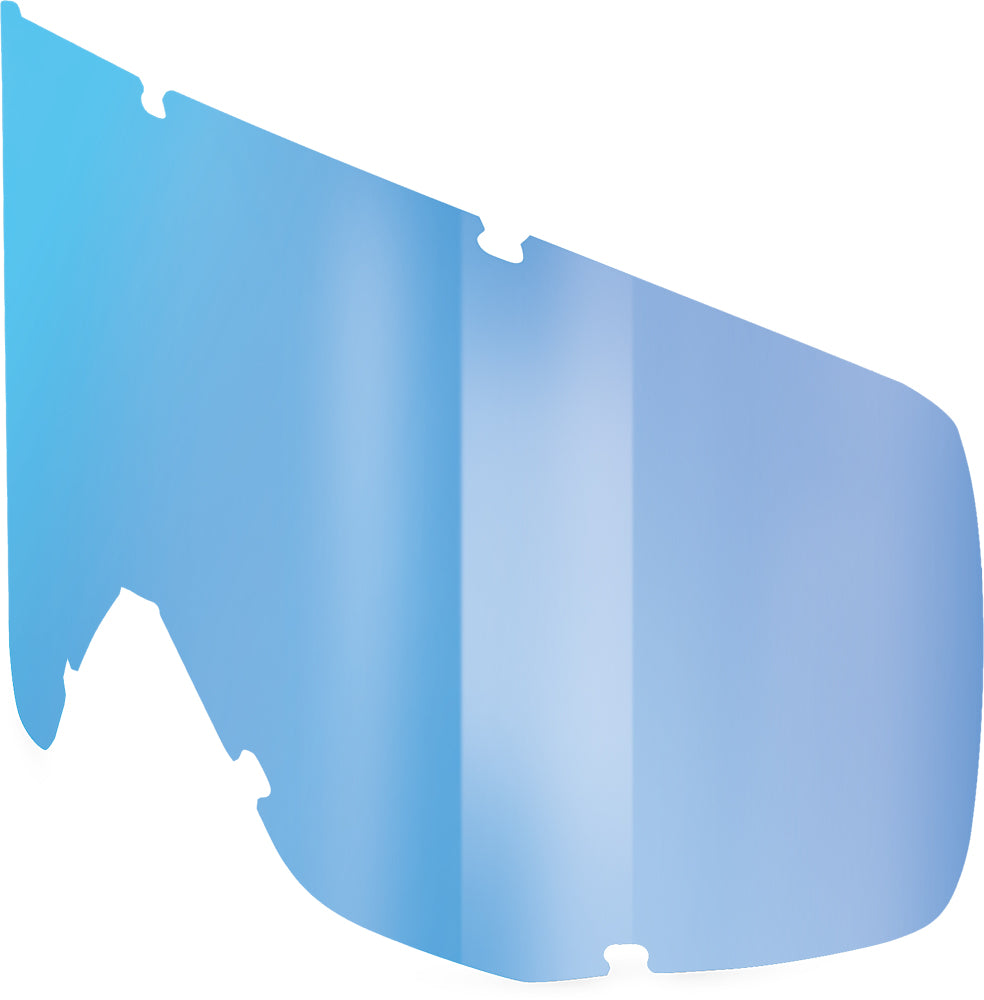 SCOTT Hustle/Tyrant/Split Goggle Works Lens (Blue Chrome) – Polycarbonate Impact-Resistant with UV Protection