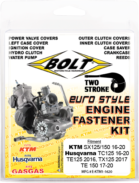 BOLT Engine Fastener Kit for Husqvarna and KTM Models - Part E-KTM1-1620