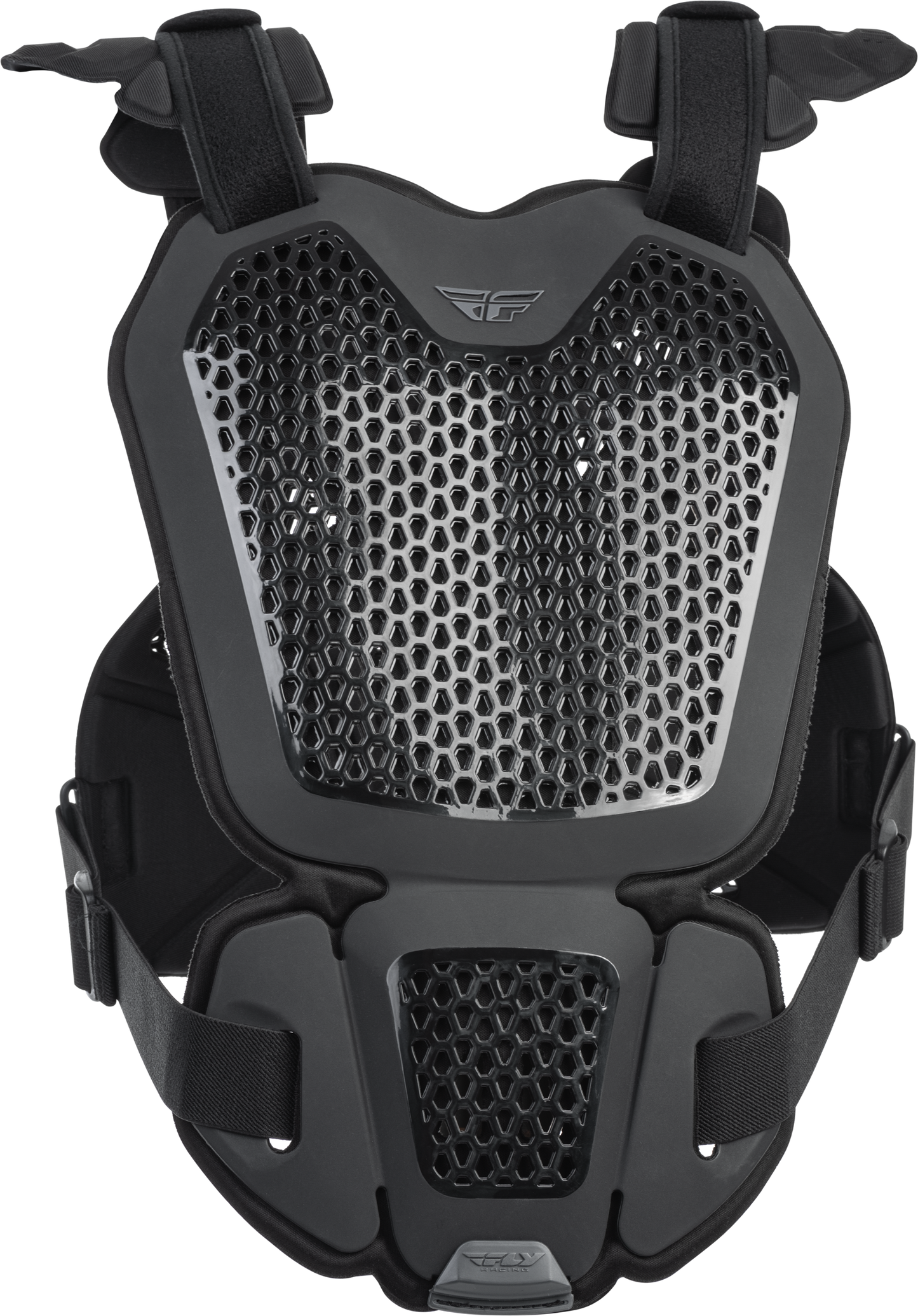 Fly Racing CE Revel Lite Roost Guard Black Large/X-Large - Lightweight and Comfortable Impact Protection