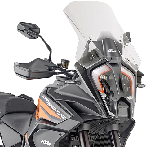 GIVI D7713ST Windshield for KTM Bikes - Clear and Smoke Options
