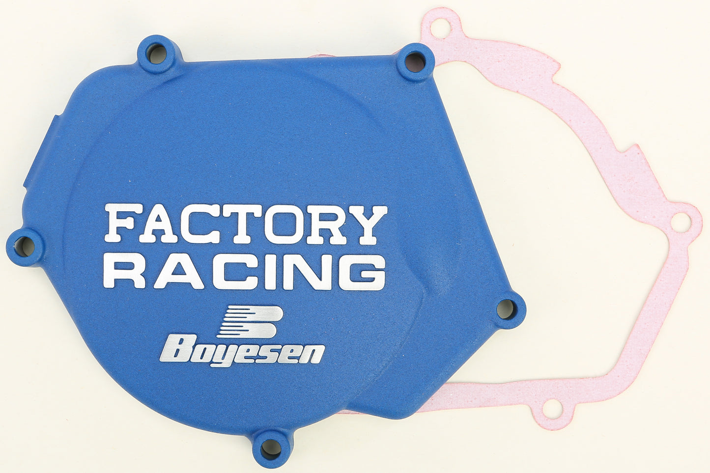 Boyesen Factory Racing Ignition Cover Blue for Yamaha YZ250 Models