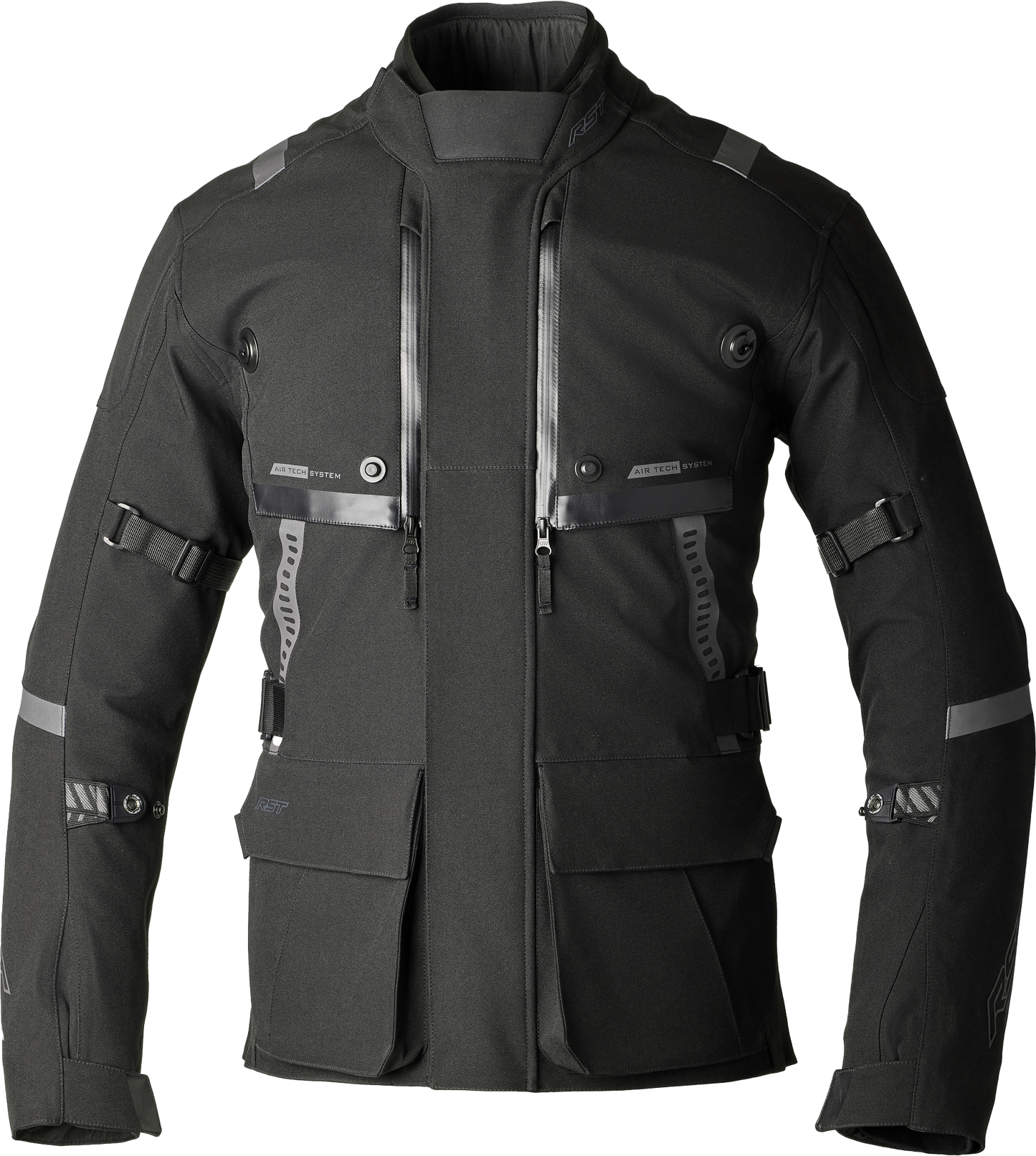 RST Ps Vulcan CE Jacket Black Textile Medium - Durable Motorcycle Protective Gear