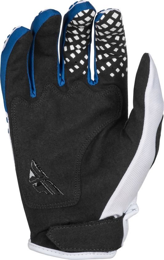 Fly Racing Kinetic Center Gloves White/Navy - Model 378-5113X
