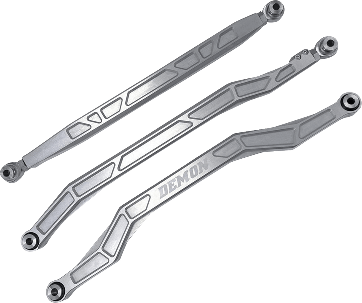 DEMON Radius Rod for RZR Turbo S PARR-6002XHD-D - Heavy-Duty Chromoly Construction with PTFE-Lined Heim Joints - Kelly Motorsports