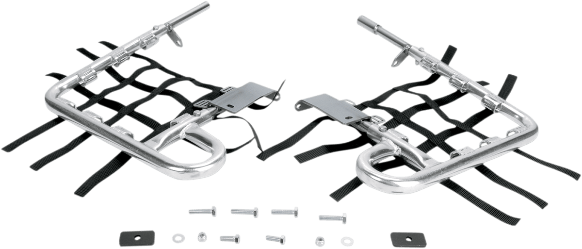 DG Performance Kawasaki KSV Nerf Bars - Natural and Black Finish, Part Number 60-8370 - Kelly Motorsports