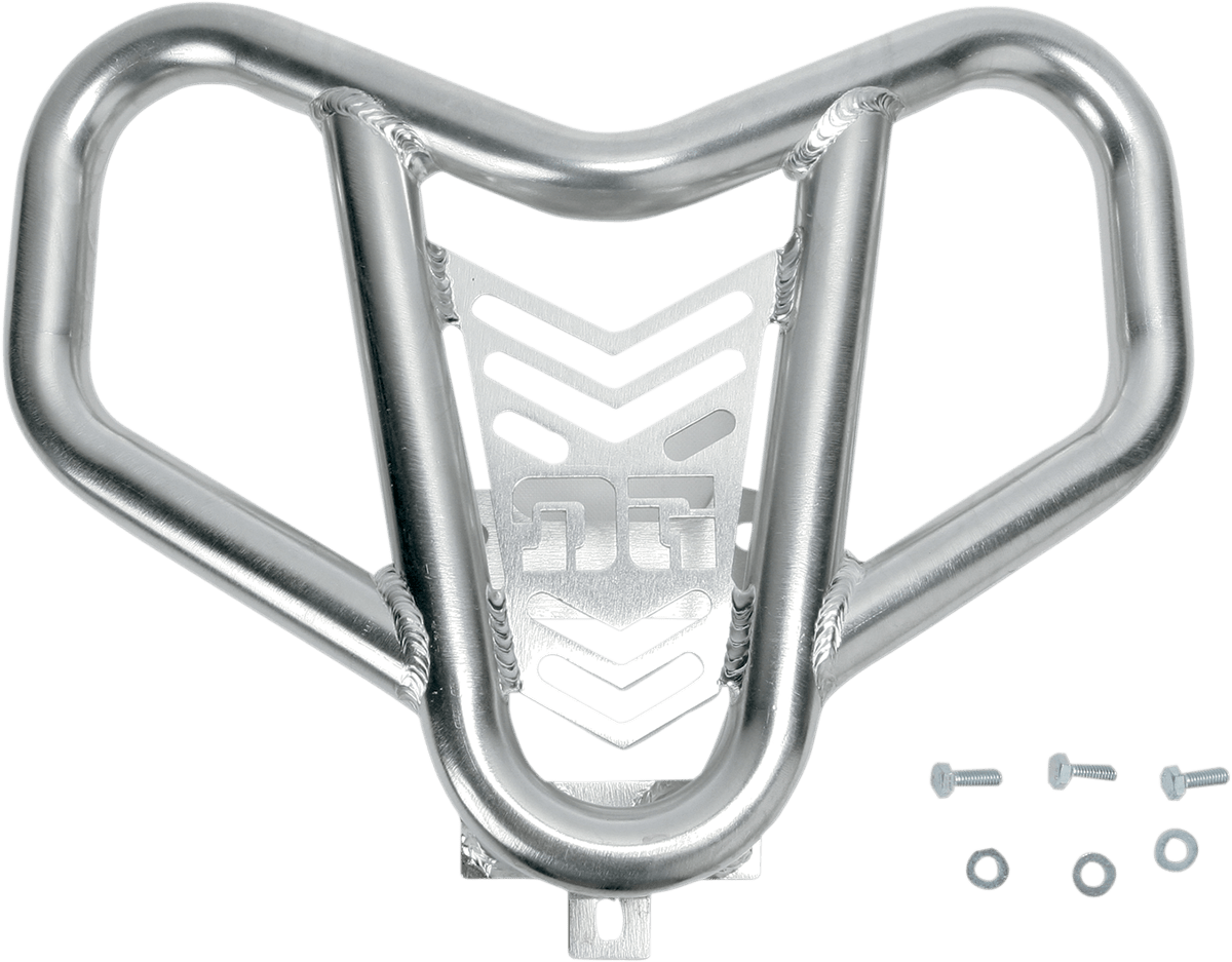 DG Performance V-Pro™ Front Bumper for Honda TRX 2008 - Aluminum Alloy Silver Part 554-2700 - Kelly Motorsports