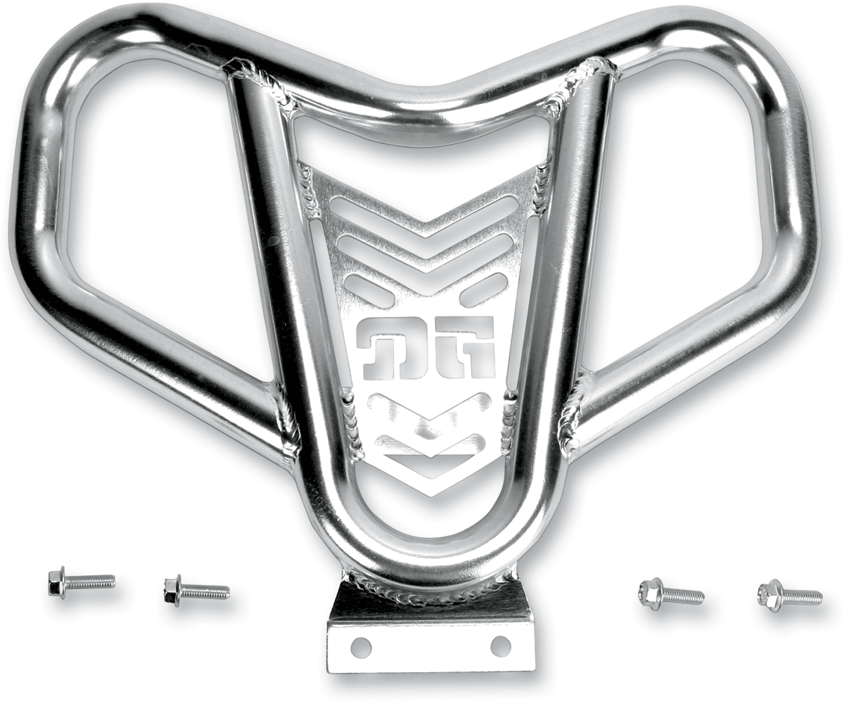 DG Performance V-Pro™ Front Bumper for Yamaha Raptor '06-'18 - Silver (Part #554-4180) - Kelly Motorsports