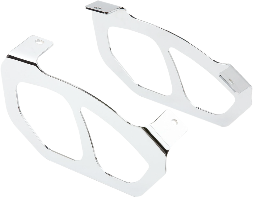 SADDLEBAG LID GUARDS CHROME KAW NOMAD/VOYAGER 1700