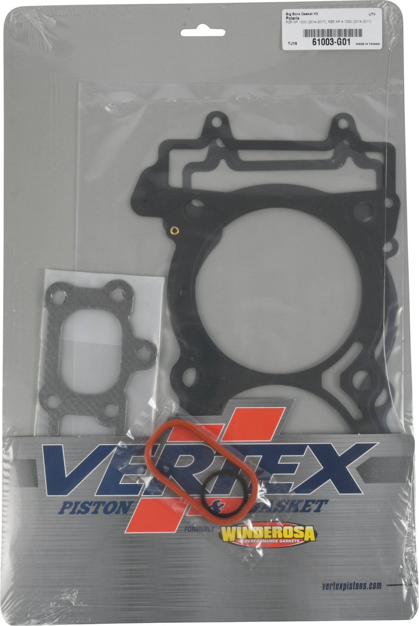 CYLINDER WORKS Part 61003-G01 Top End Gasket Kit for Polaris Vehicles