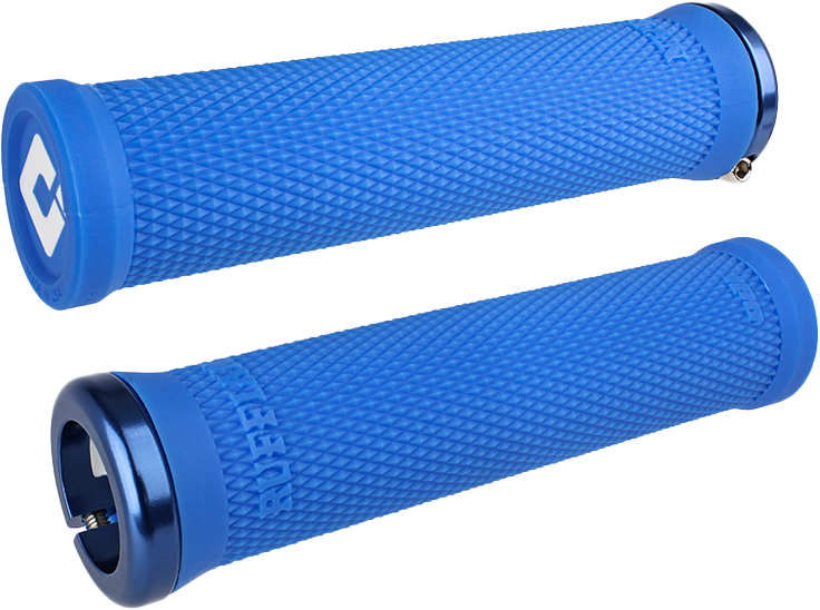 ODI Ruffian V2.1 Grips 135mm Medium Blue with Steel Screws