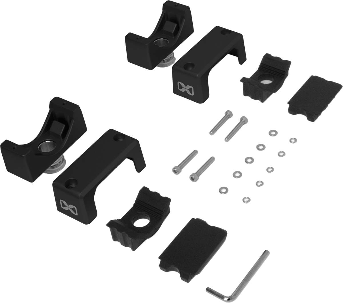 ECOXGEAR Tower Speaker Mounting Adapter ACC-ETMNTSQ01 for 1.0" to 1.5" Square Tubes - Kelly Motorsports