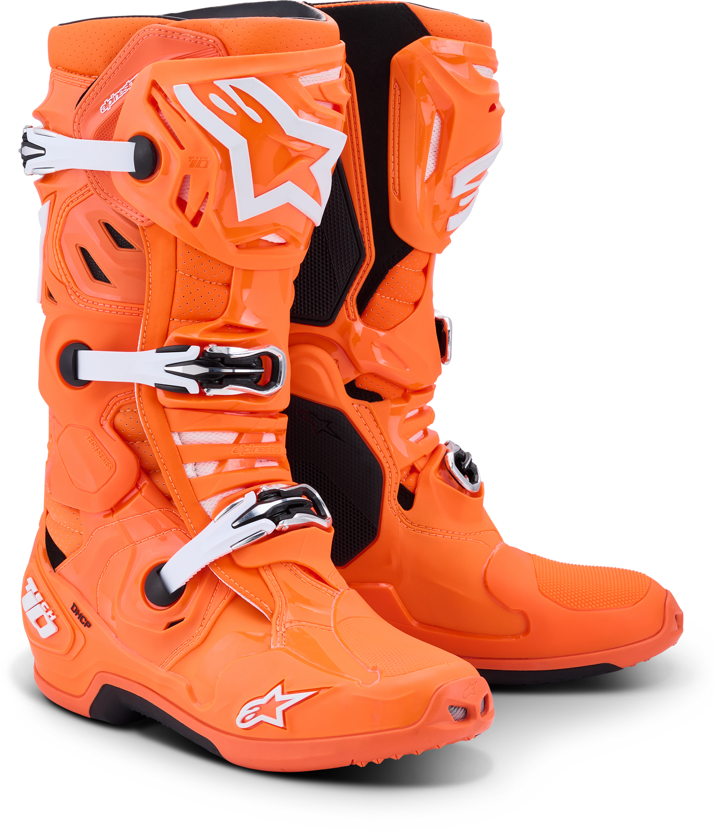 ALPINESTARS TECH 10 SUPERVENTED ORANGE FLUO/BLACK/WHITE 10
