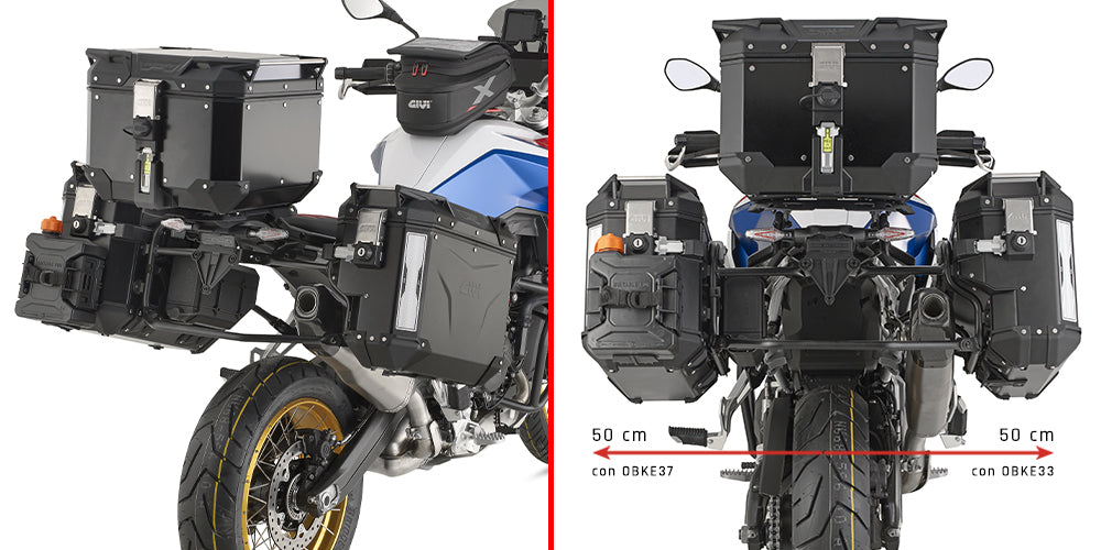 GIVI PLOS5145CAM Side Case Hardware for BMW - Multiple Sizes with Aluminum Construction