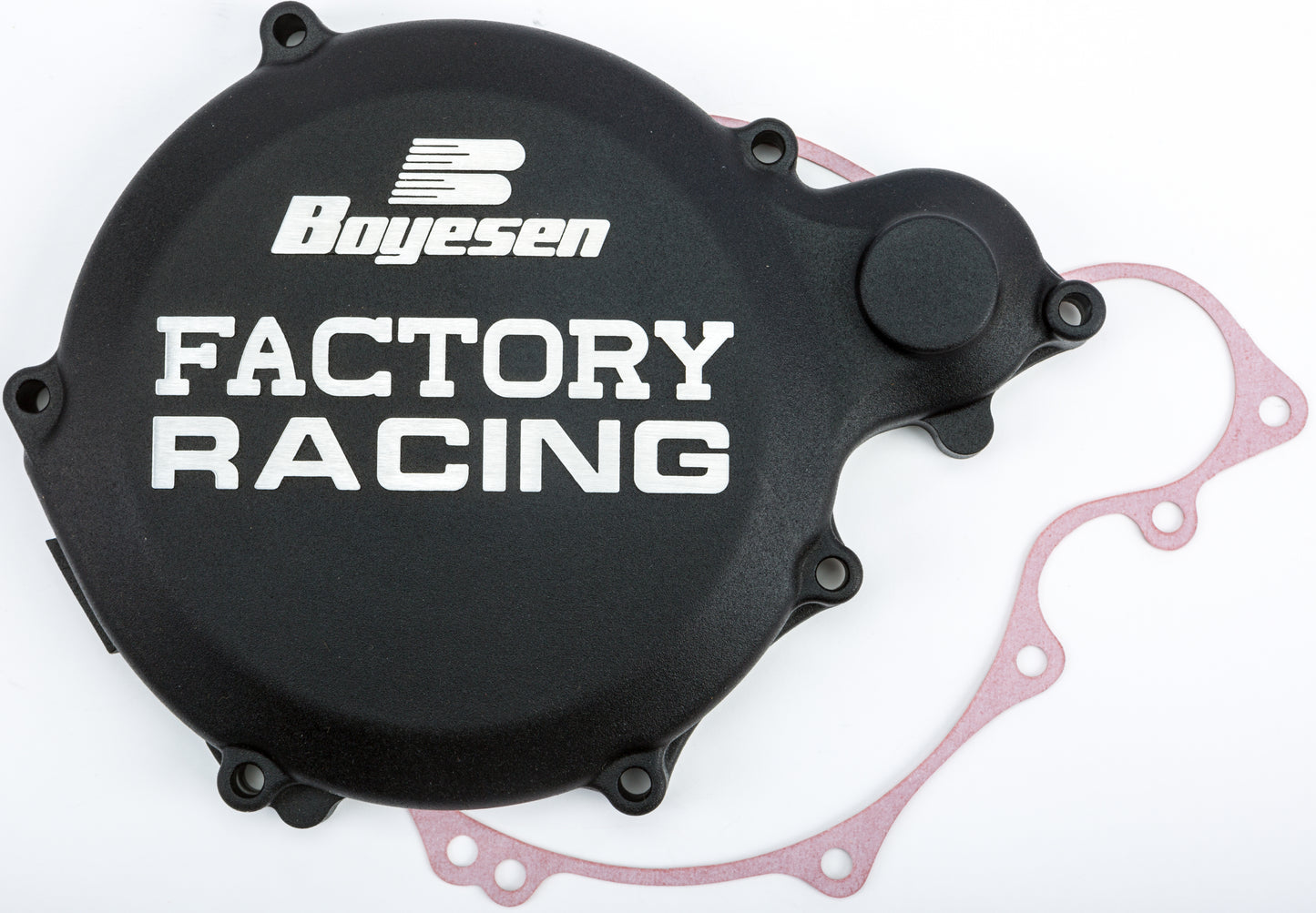 Boyesen Factory Racing Clutch Cover Black for Yamaha YZ250 and WR250 (Part No. CC-32B)
