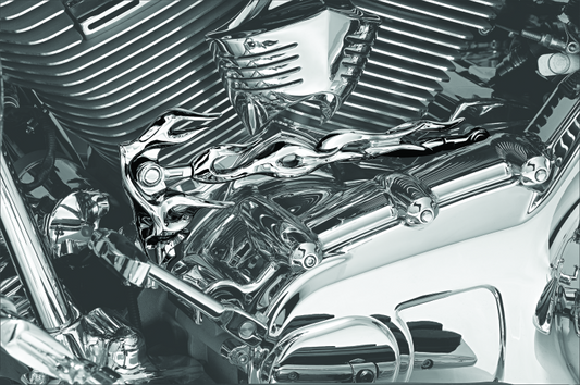 Kuryakyn Flame Shift Linkage Chrome Part number KUR1072 for Powersports Vehicles