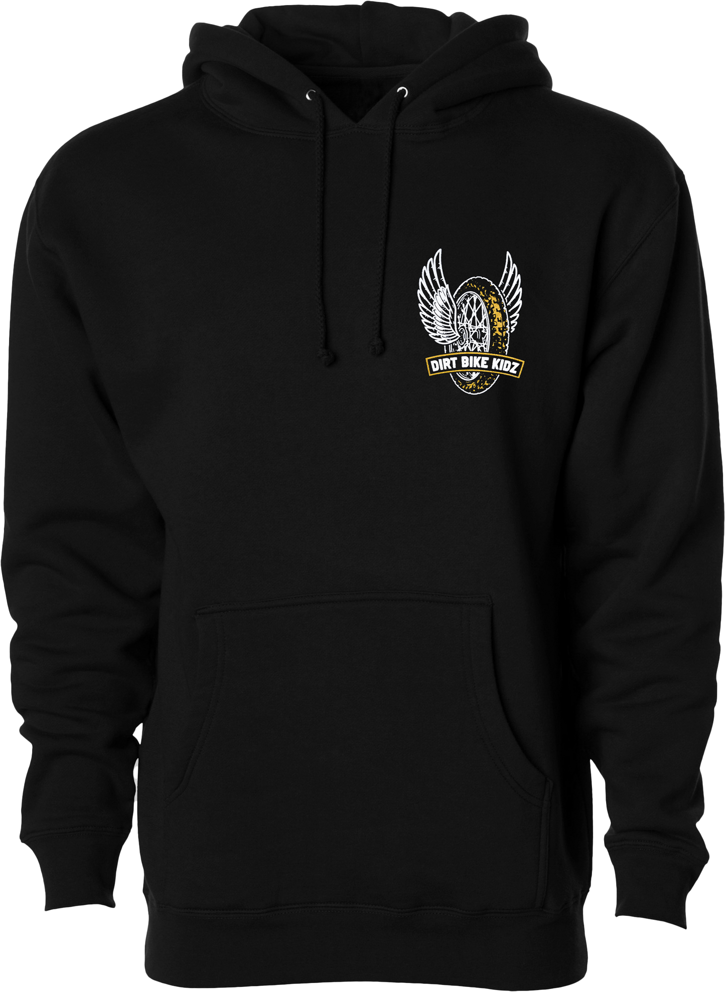 DBK Guardian Hoodie Black 2X - Comfortable 8oz Cotton-Poly Blend