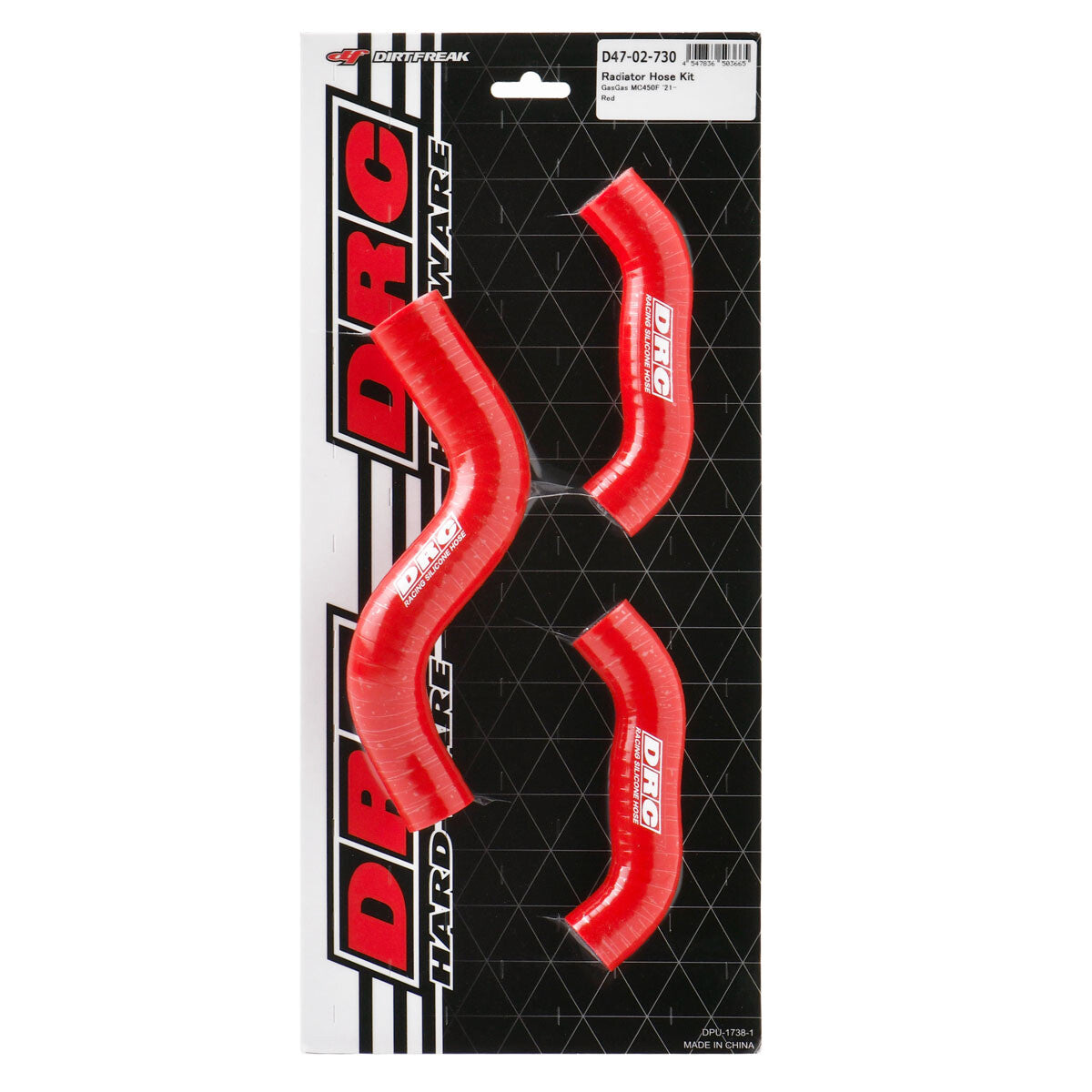 RADIATOR HOSE KIT GASGAS RED