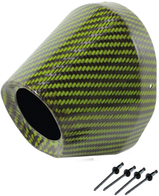 Exhaust Carbon End Cap