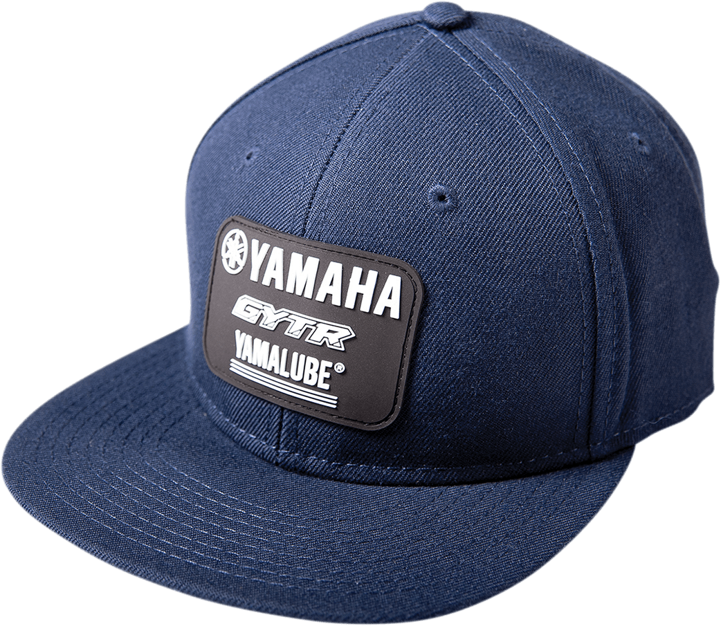 FACTORY EFFEX Yamaha Team Snapback Hat - Navy 24-86204 - Kelly Motorsports
