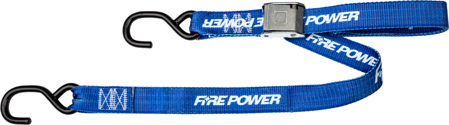 FIRE POWER 29 - 13053 1.5 - Inch Tie Down Straps, Blue, Pack of 2 - Kelly Motorsports