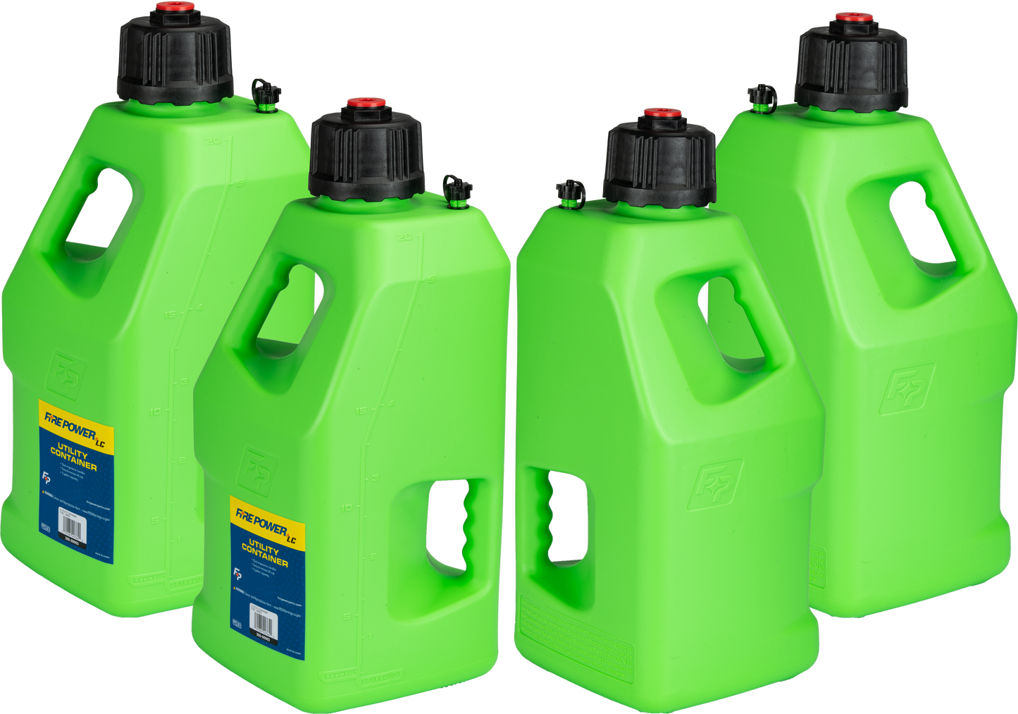 Fire Power 300 - 00903 5 - Gallon Green Utility Container with Ergonomic Handles - Kelly Motorsports