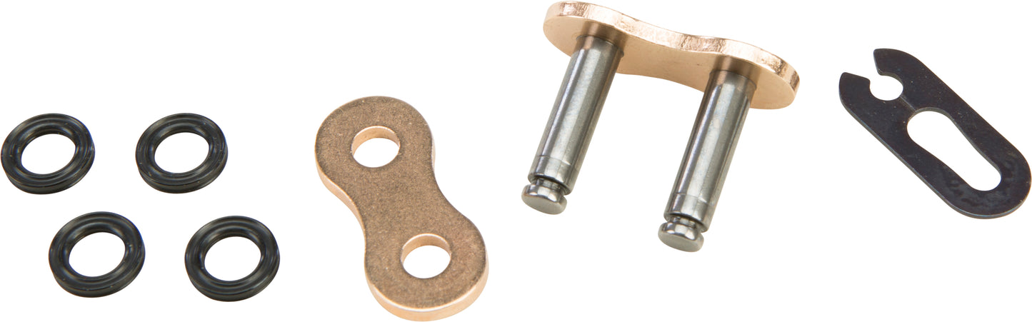 FIRE POWER 525FPX - SKJ/G X Ring Clip Master Link 525 Gold - Kelly Motorsports