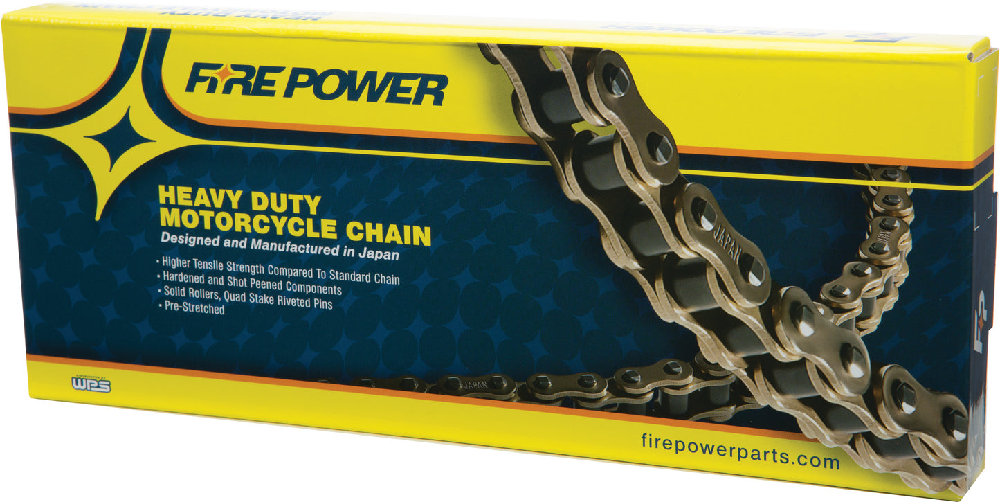 Fire Power 530FPH - 130 Heavy Duty Chain - 130 Links, 0.53 inch Pitch - Kelly Motorsports