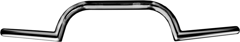 FIRE POWER 7/8 inch Handlebar Clubman Black – High - Quality Carbon Steel with Chrome or Black Finish - Kelly Motorsports