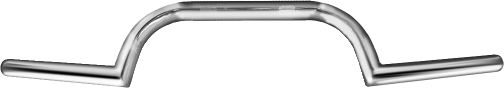 FIRE POWER 7/8 - Inch Handlebar Clubman Chrome - Durable Carbon Steel Construction - Kelly Motorsports