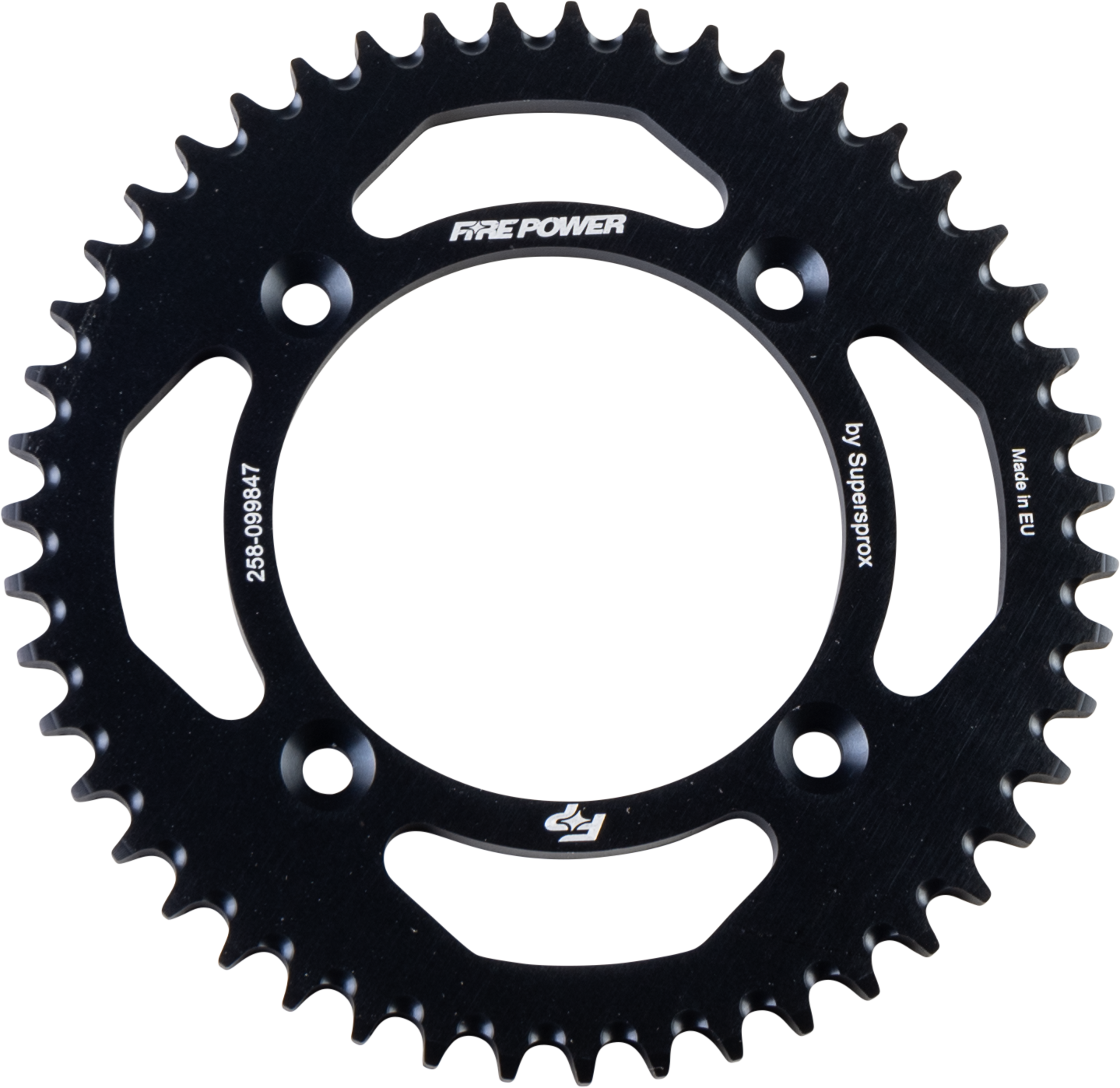 FIRE POWER Aluminum Rear Sprocket 47 Teeth - Lightweight and Durable - Kelly Motorsports
