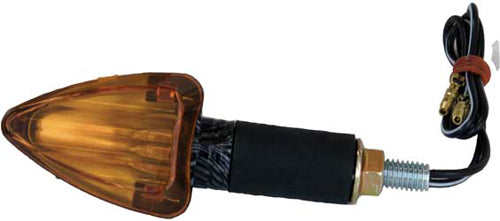 Fire Power Arrowhead Marker Light Set with Mini Stalk Mount - Carbon - Kelly Motorsports