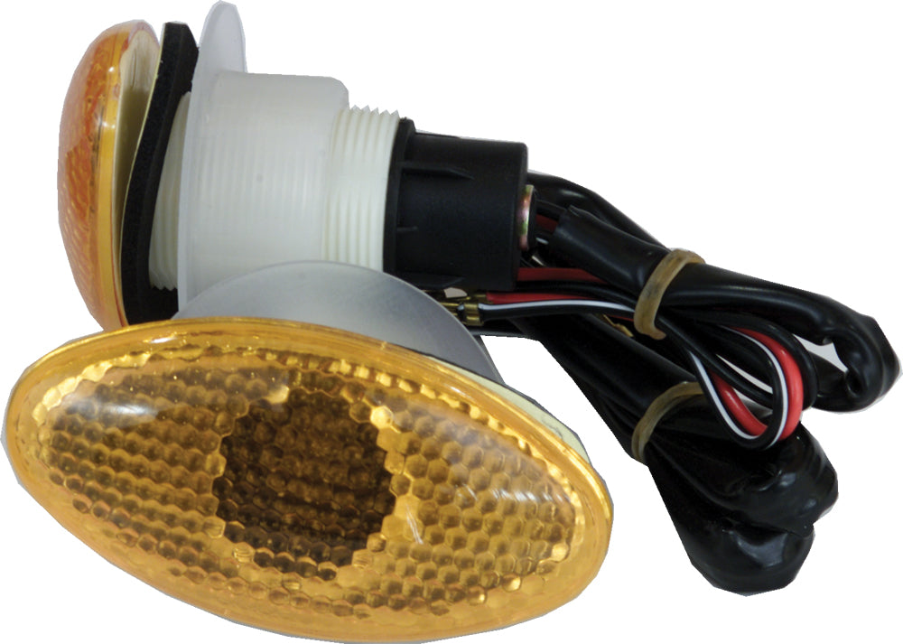 Fire Power Cat Eye Side Marker Light Set Amber - Part 010827720 - Kelly Motorsports