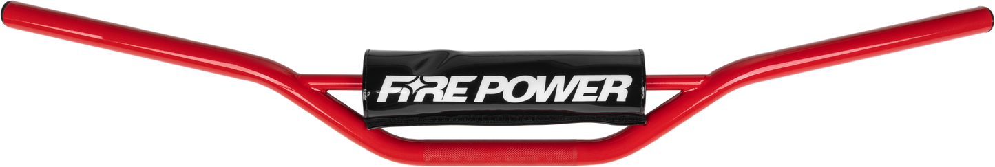 FIRE POWER CSC CR High Red Handlebar – Durable 7/8 - Inch Clamping Diameter with Reinforced Crossbar - Kelly Motorsports