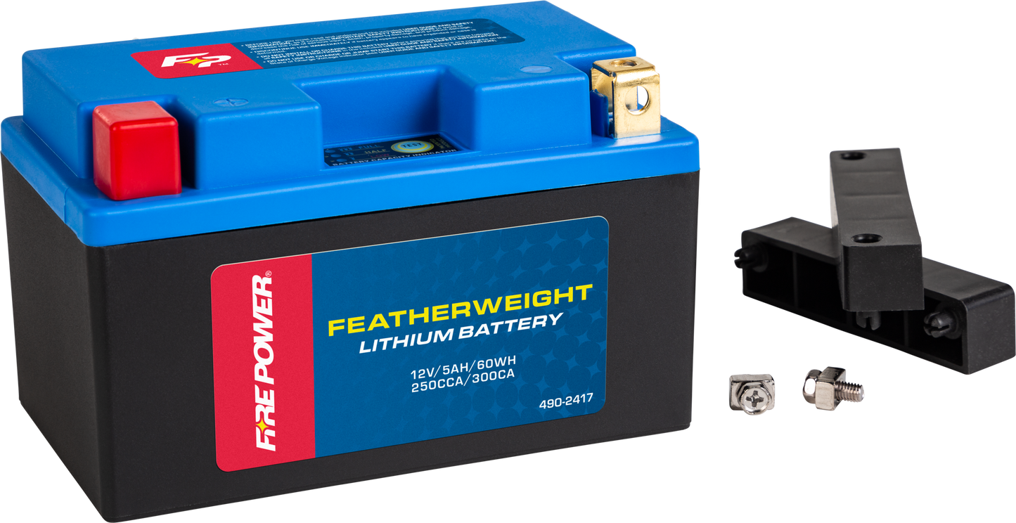 FIRE POWER Featherweight Lithium Battery HJTZ14S - FP - B – 12V, 250 CCA, 60Wh - Kelly Motorsports