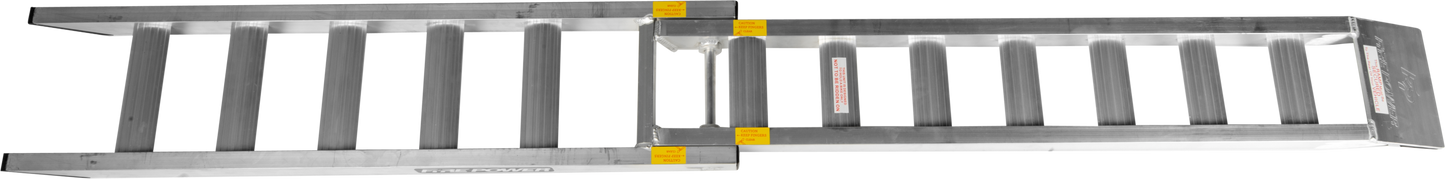 FIRE POWER Folding Runway Ramp 79 Inch – Heavy Duty Aluminum Loading Ramp with Slip - Resistant Features - Kelly Motorsports